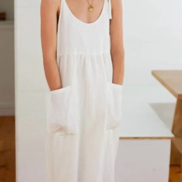 Emerson Fry Dresses & Skirts - Emerson Fry Livia Sundress - Salt, XS Linen